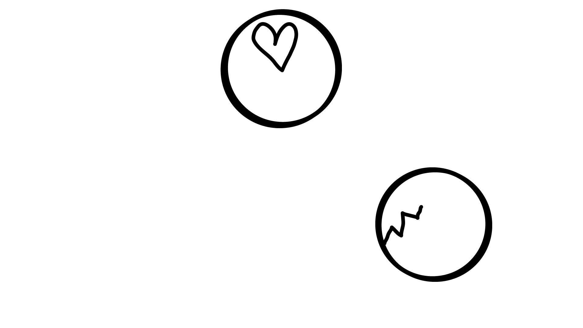 Three Circles illustration, step 5